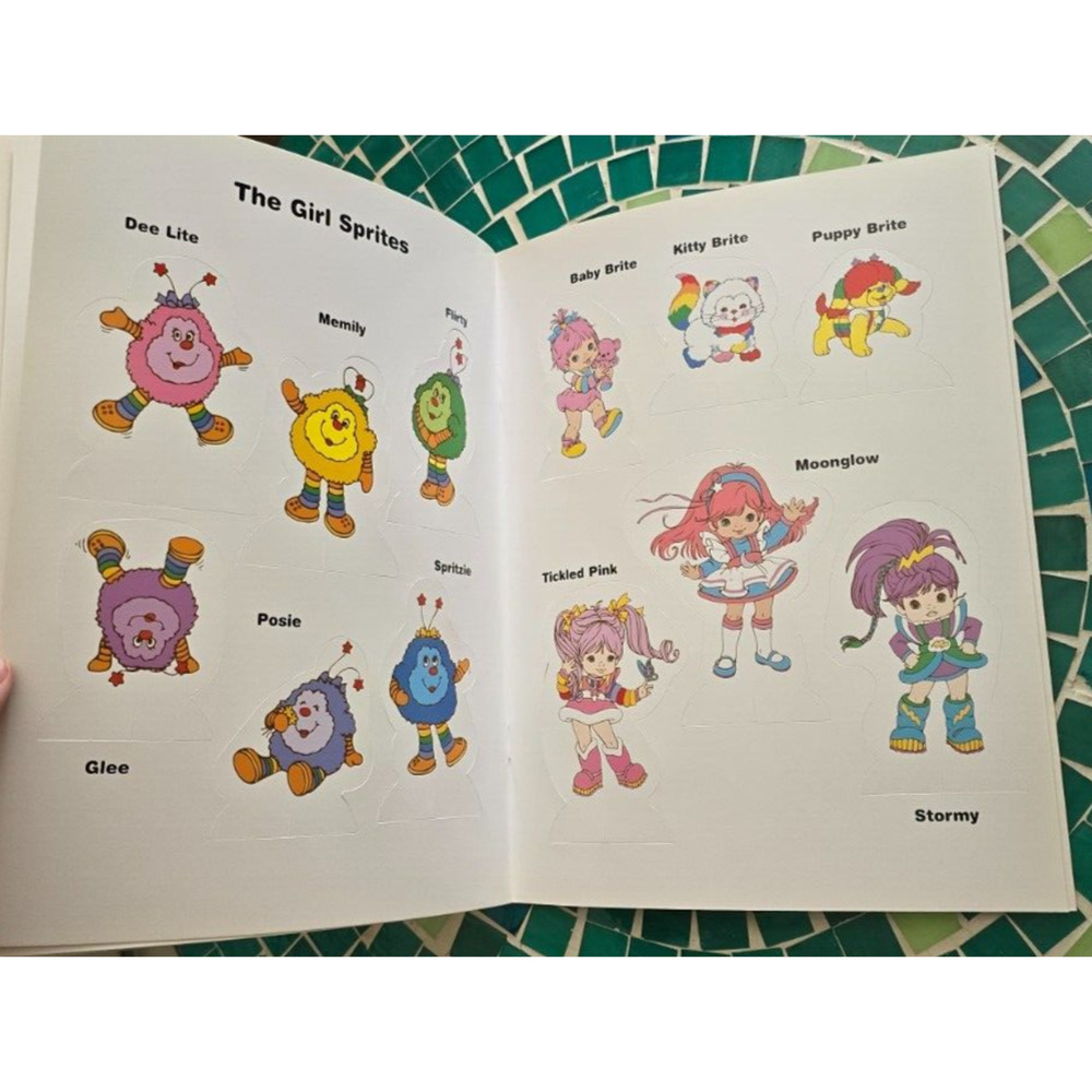 RAINBOW BRITE Scholastic books stickers paper dolls coloring NWOT - Picture 14 of 14
